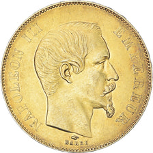 Coin, France, Napoleon III, 50 Francs, 1857, Paris, EF(40-45), Gold, KM:785.1