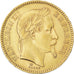 Moeda, França, Napoleon III, 20 Francs, 1863, Paris, AU(50-53), Dourado