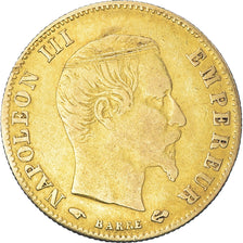 Moneta, Francja, Napoleon III, 5 Francs, 1859, Paris, VF(30-35), Złoto
