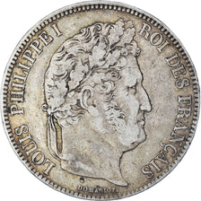 Monnaie, France, Louis-Philippe, 5 Francs, 1833, Paris, TB+, Argent