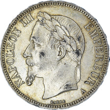 Coin, France, Napoleon III, 5 Francs, 1868, Paris, EF(40-45), Silver, KM:799.1
