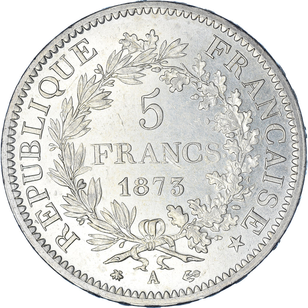 Monnaie, France, Hercule, 5 Francs, 1873, Paris, SUP, Argent, Gadoury:745a