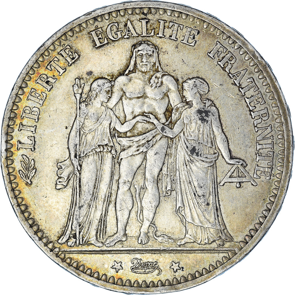 Coin, France, Hercule, 5 Francs, 1874, Paris, EF(40-45), Silver, KM:820.1