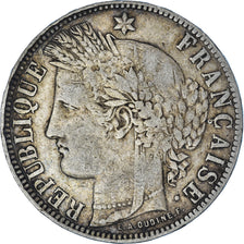 Coin, France, Cérès, 5 Francs, 1871, Bordeaux, VF(30-35), Silver, KM:818.2