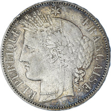 Coin, France, Cérès, 5 Francs, 1871, Bordeaux, VF(30-35), Silver, KM:818.2