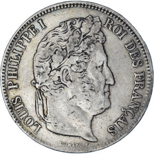 Coin, France, Louis-Philippe, 5 Francs, 1832, Lyon, VF(30-35), Silver, KM:749.4