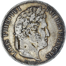 Coin, France, Louis-Philippe, 5 Francs, 1833, La Rochelle, VF(30-35), Silver