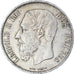 Moneda, Bélgica, Leopold II, 5 Francs, 5 Frank, 1868, MBC, Plata, KM:24