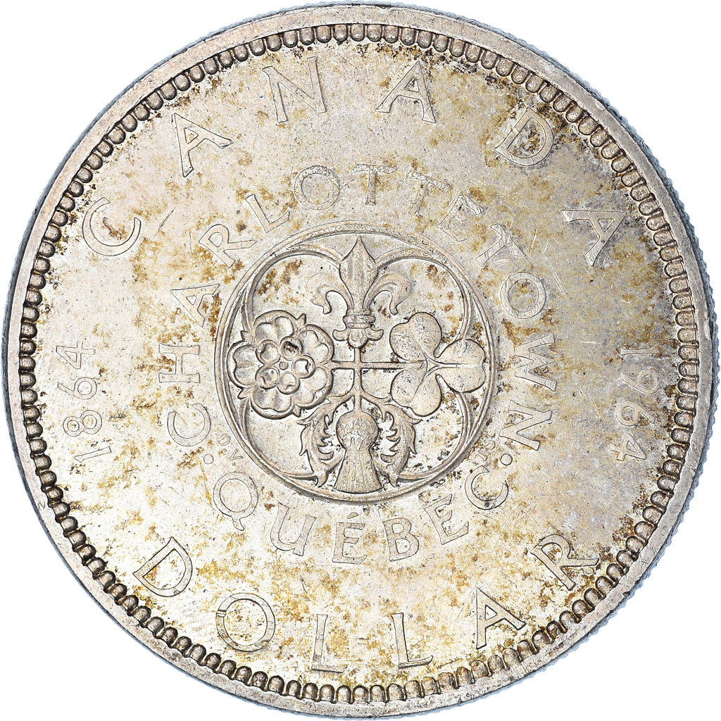 Coin, Canada, Elizabeth II, Dollar, 1964, Royal Canadian Mint, Ottawa