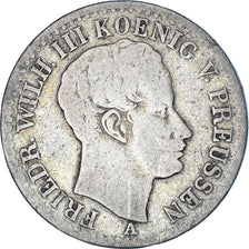 Coin, German States, PRUSSIA, Friedrich Wilhelm III, 1/6 Thaler, 1823, Berlin