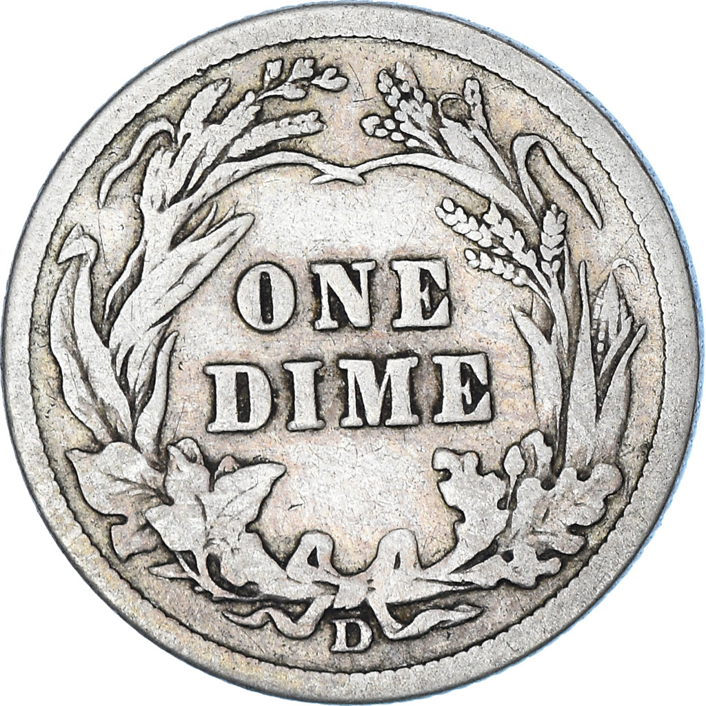 Moneta, Stati Uniti, Barber Dime, Dime, 1911, U.S. Mint, Denver, MB, Argento