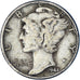Moneta, Stati Uniti, Mercury Dime, Dime, 1944, U.S. Mint, Philadelphia, MB+