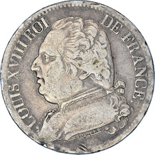 Coin, France, Louis XVIII, 5 Francs, 1814, Bayonne, VF(30-35), Silver, KM:702.8