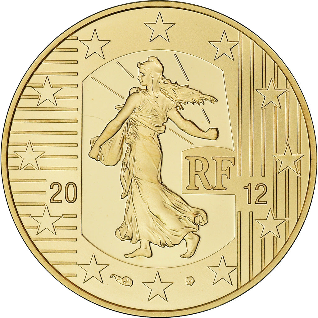 Francia, 50 Euro, Semeuse, 2012, Paris, FDC, Oro, KM:1891