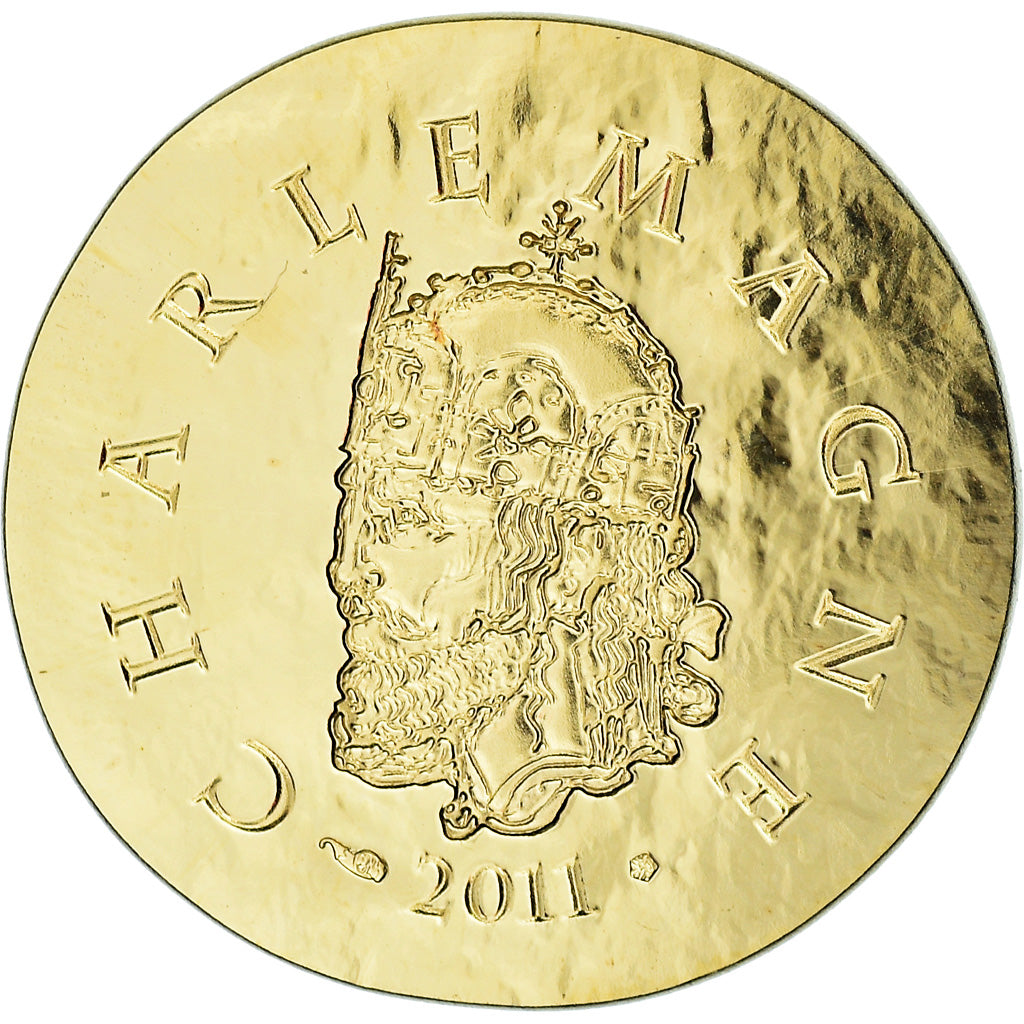 France, 50 Euro, Charlemagne, 2011, Paris, MS(65-70), Gold