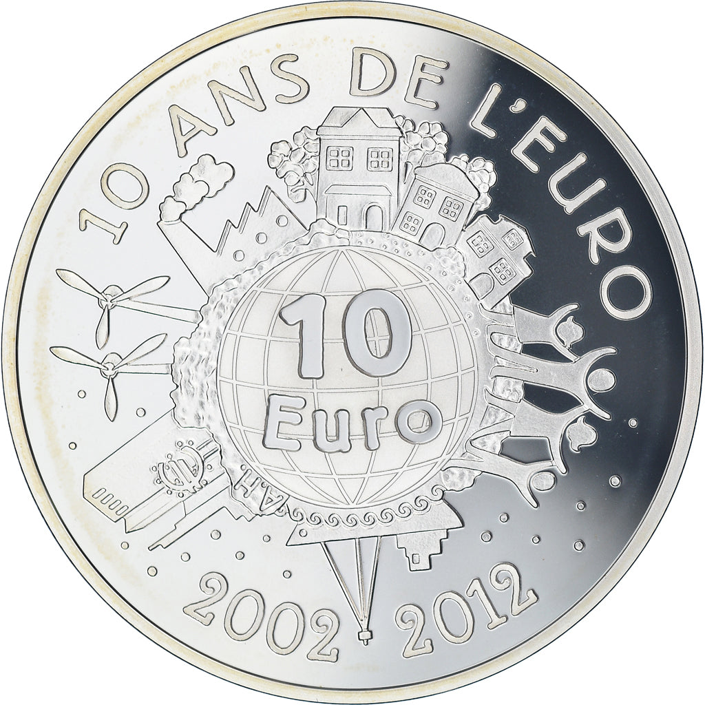 France, Monnaie de Paris, 10 Euro, Semeuse, 2012, Paris, MS(65-70), Silver