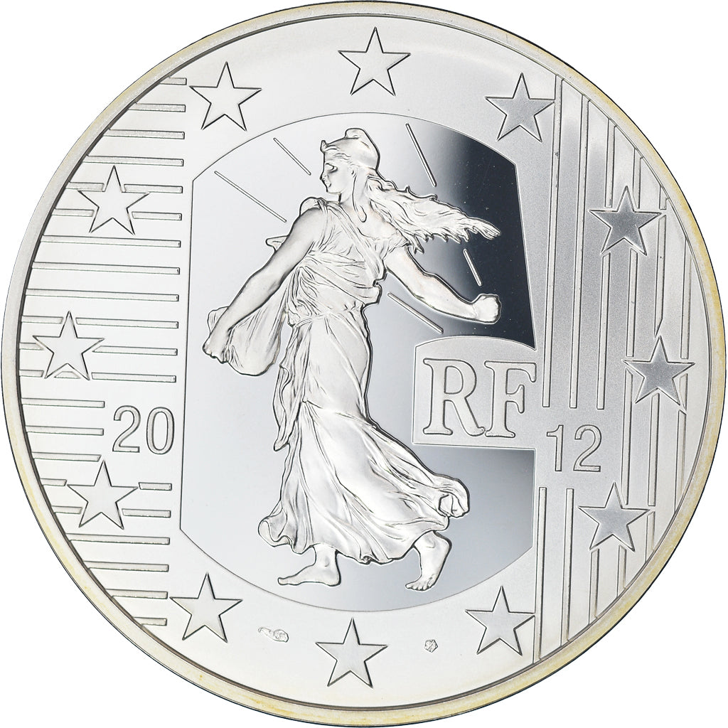 France, Monnaie de Paris, 10 Euro, Semeuse, 2012, Paris, MS(65-70), Silver
