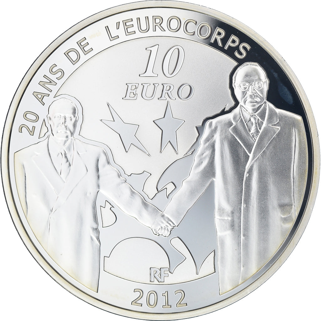 Frankrijk, Europa, 10 Euro, 2012, Paris, Proof, FDC, Zilver