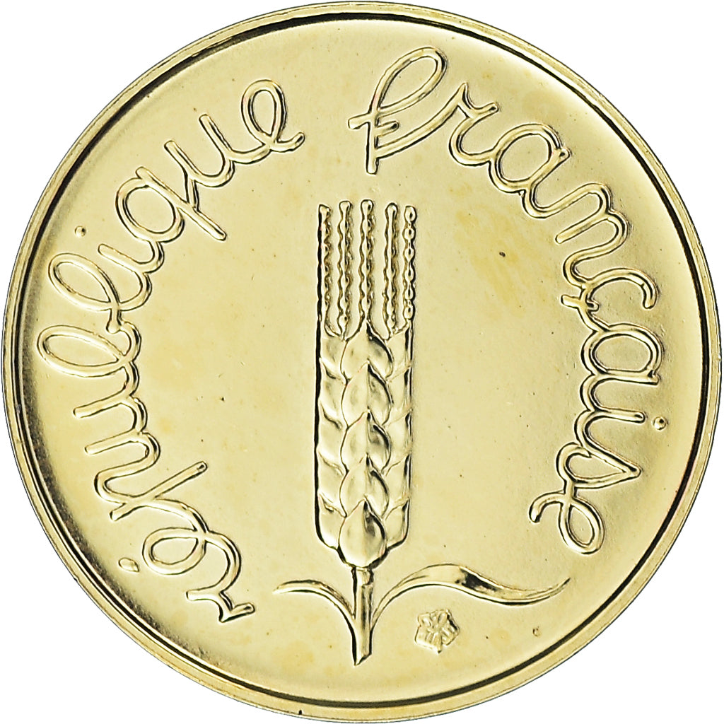 Coin, France, Épi, Centime, 2000, Paris, MS(65-70), Gold, KM:928a, Gadoury:91a