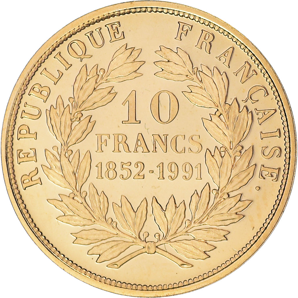 Monnaie, France, Napoleon III, 10 Francs, 1991, Paris, Proof, FDC, Or