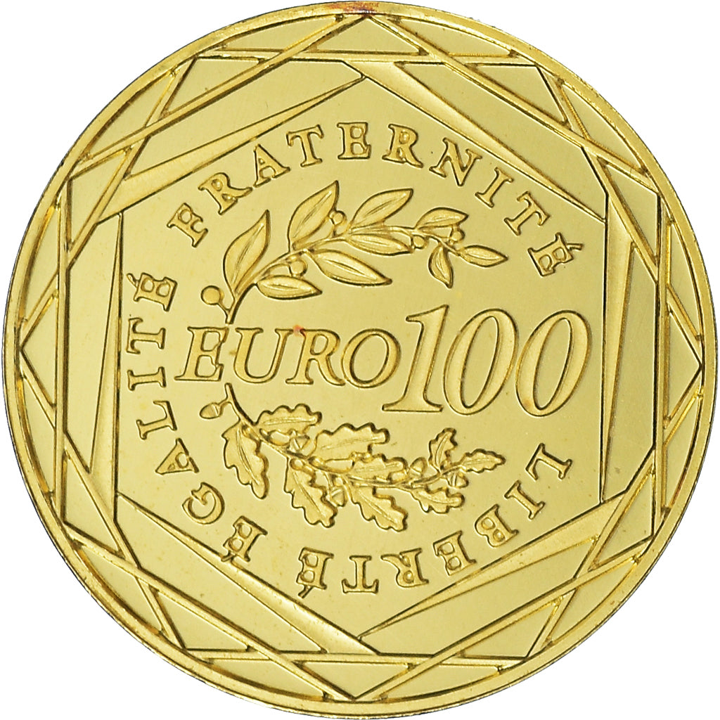 Frankreich, 100 Euro, 2009, Paris, STGL, Gold