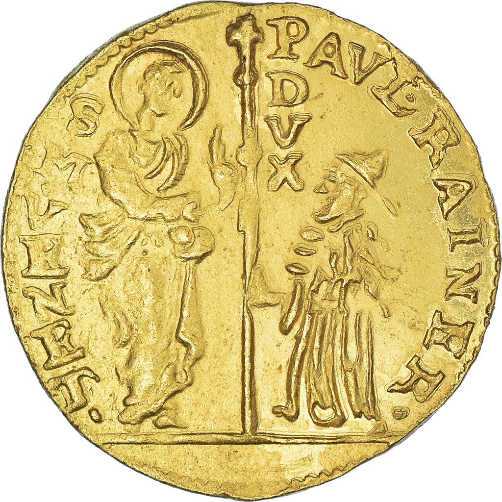 Munten, Italiaanse staten, VENICE, Paolo Renier, Zecchino, 1779-1789, Venice