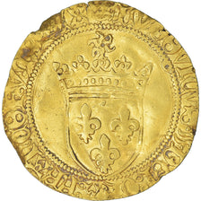 Moneda, Francia, Louis XI, Ecu d'or, Toulouse, MBC, Oro
