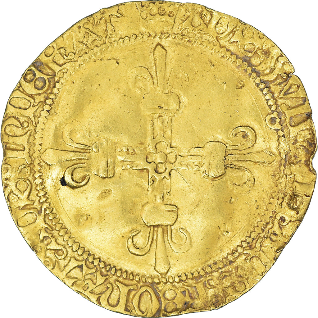 Moneda, Francia, Louis XI, Ecu d'or, Toulouse, MBC, Oro