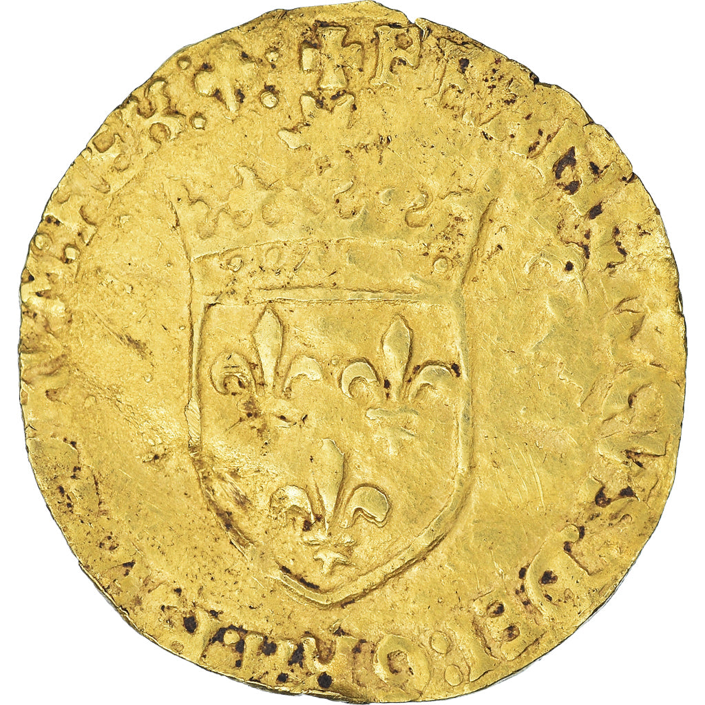 Moneda, Francia, François Ier, Ecu d'or, Toulouse, BC+, Oro, Duplessy:775