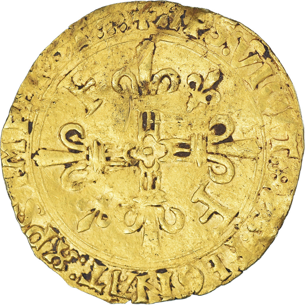 Moneda, Francia, François Ier, Ecu d'or, Toulouse, BC+, Oro, Duplessy:775