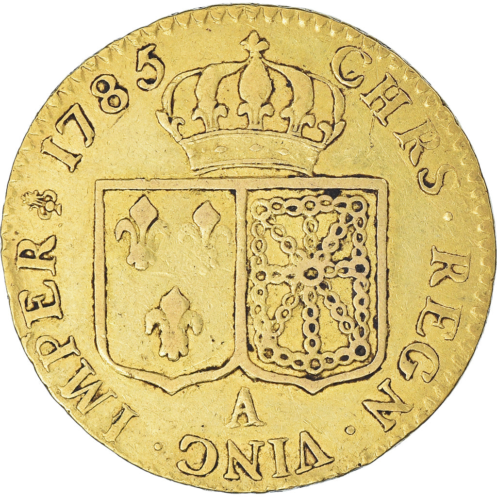 Coin, France, Louis XVI, Louis d'Or, 1785, Paris, VF(30-35), Gold, KM:591.1