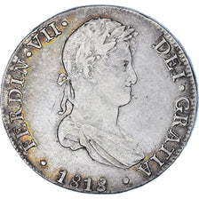 Coin, Peru, 8 Reales, 1818, Lima, EF(40-45), Silver, KM:117.1