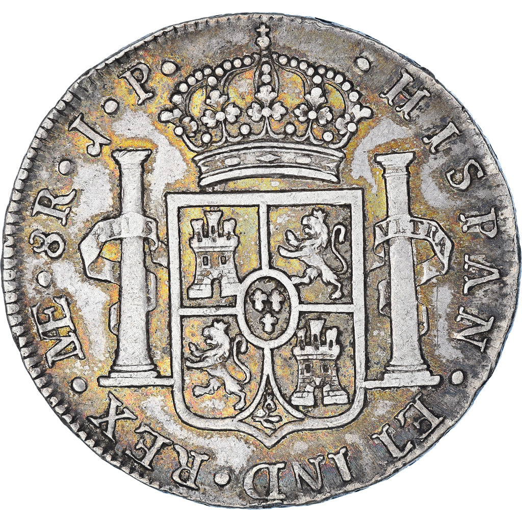 Coin, Peru, 8 Reales, 1818, Lima, EF(40-45), Silver, KM:117.1