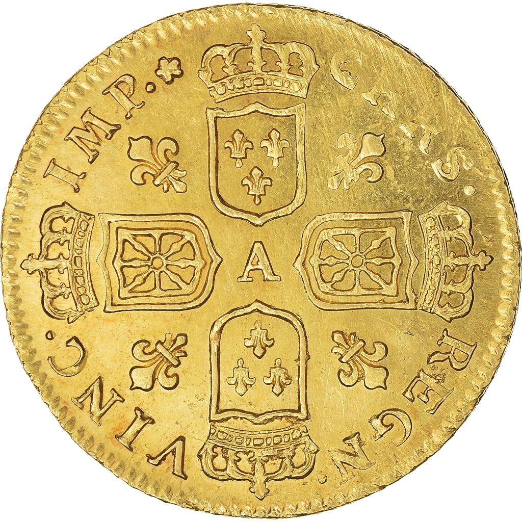 Moneda, Francia, Louis XV, Louis d'or de Noailles, 2 Louis D'or, 1717, Paris