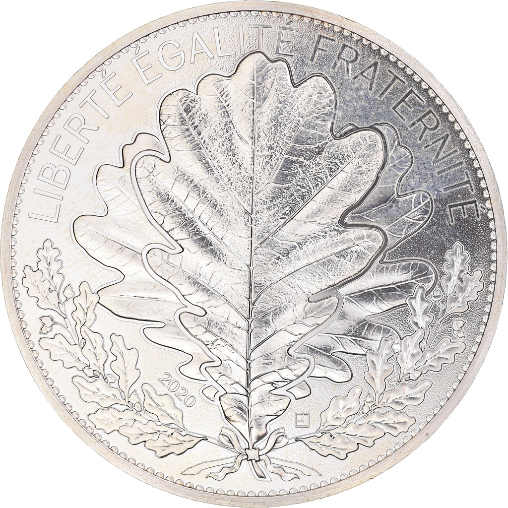 France, Monnaie de Paris, 100 Euro, Le Chêne, 2020, Paris, FDC, Argent