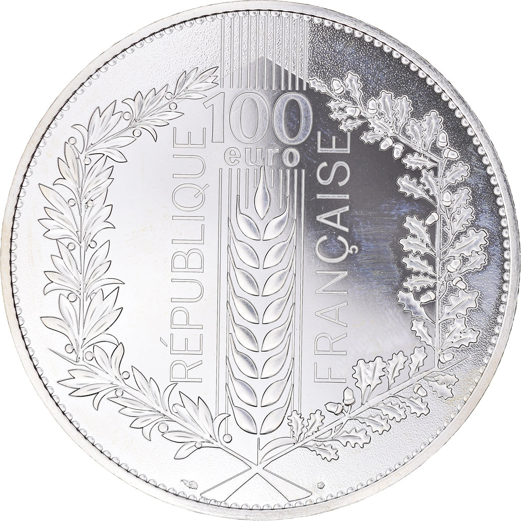 France, Monnaie de Paris, 100 Euro, Le Chêne, 2020, Paris, FDC, Argent