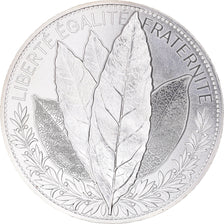 Francia, Monnaie de Paris, 100 Euro, Le Chêne, 2021, Paris, Laurier, FDC, Plata