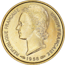Coin, Togo, 5 Francs, 1956, Paris, ESSAI, MS(65-70), Aluminum-Bronze, KM:E6