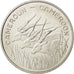 Munten, Kameroen, 100 Francs, 1972, Paris, UNC-, Nickel, KM:E15