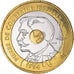 Moeda, França, 20 Francs, 1994, Paris, ENSAIO, MS(65-70), Bimetálico