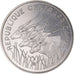 Coin, Central African Republic, 100 Francs, 1971, Paris, ESSAI, MS(65-70)