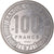 Moneta, Republika Środkowej Afryki, 100 Francs, 1971, Paris, PRÓBA, MS(65-70)