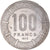 Moeda, República Centro-Africana, 100 Francs, 1975, ENSAIO, MS(65-70), Níquel
