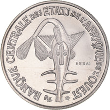Coin, West African States, 50 Francs, 1972, Paris, ESSAI, MS(65-70)