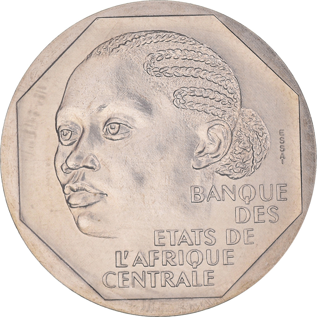 Coin, Central African Republic, 500 Francs, 1985, Paris, ESSAI, MS(65-70)