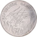 Munten, Gabon, 100 Francs, 1975, Paris, ESSAI, FDC, Nickel, KM:E3