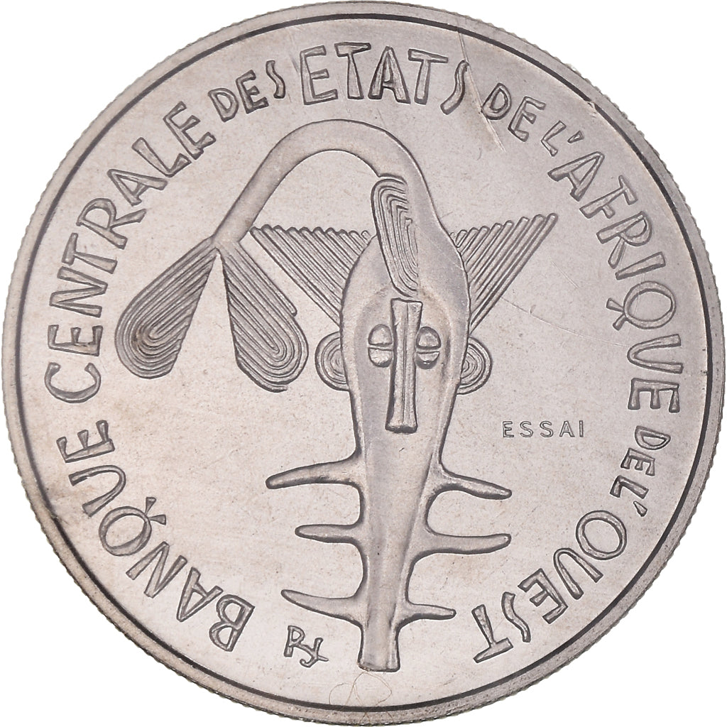 Münze, West African States, 100 Francs, 1967, Paris, ESSAI, STGL, Nickel, KM:E4