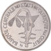 Münze, West African States, 100 Francs, 1967, Paris, ESSAI, STGL, Nickel, KM:E4