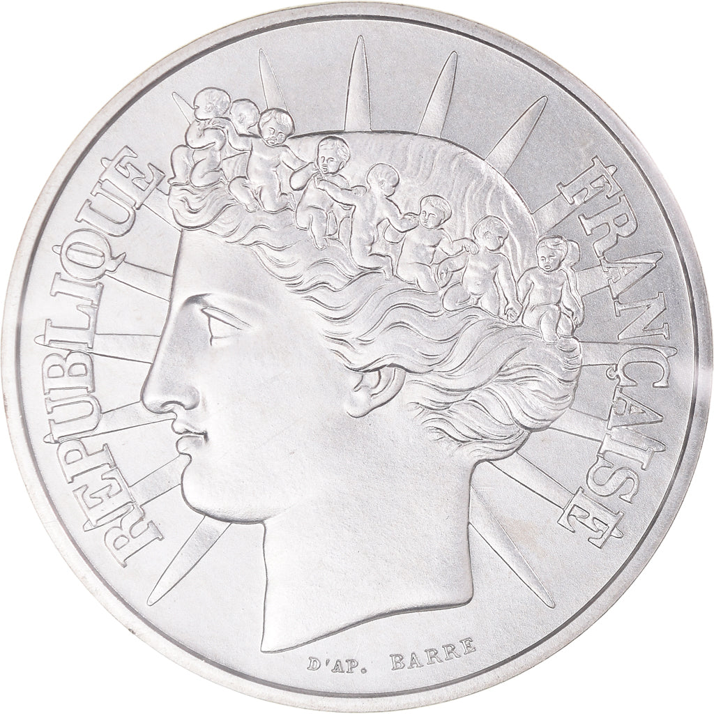 Coin, France, Fraternité, 100 Francs, 1988, ESSAI, MS(65-70), Silver, KM:E141
