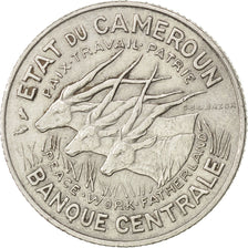 CAMEROON, 100 Francs, 1967, Paris, KM #14, EF(40-45), Nickel, 25.5, 12.00